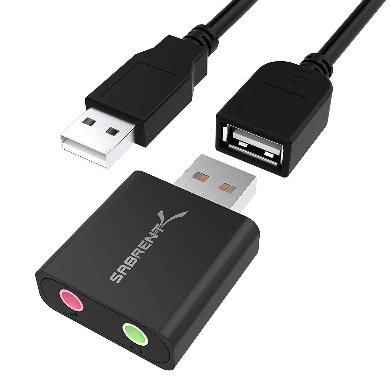 USB Aluminum External Stereo Sound Adapter