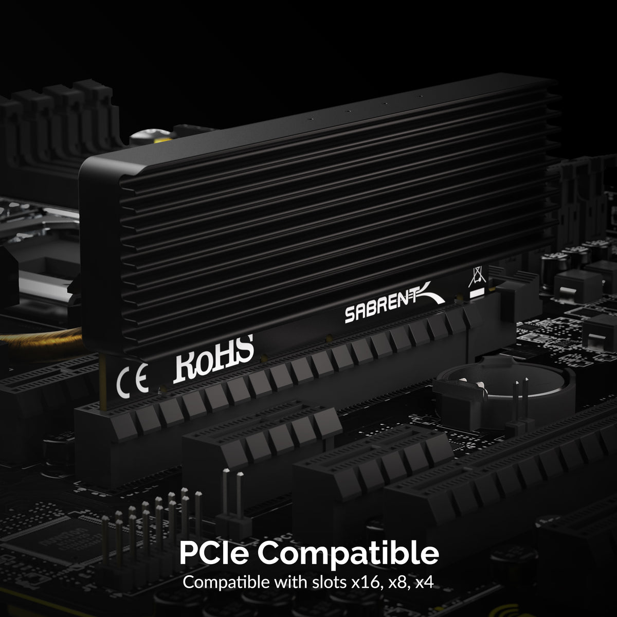 NVMe M.2 SSD to PCIe X16/X8/X4 Card