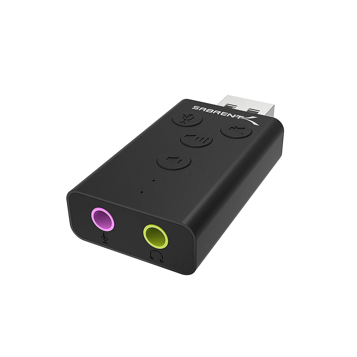 USB Aluminum External 3D Stereo Sound Adapter
