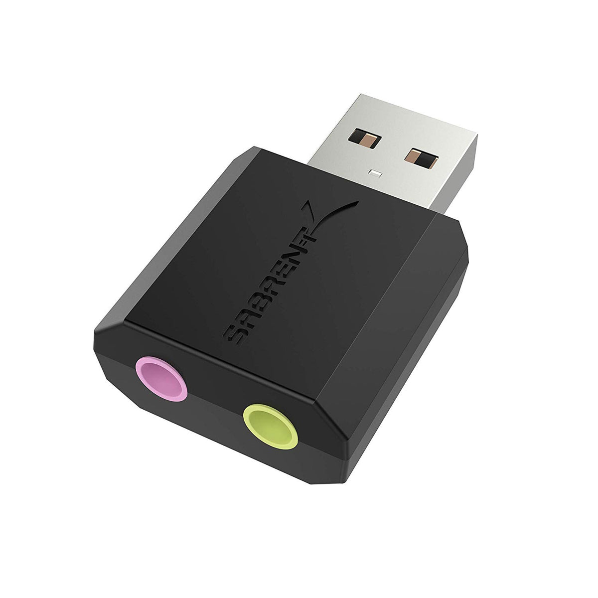 USB External Stereo 3D Sound Adapter | Black