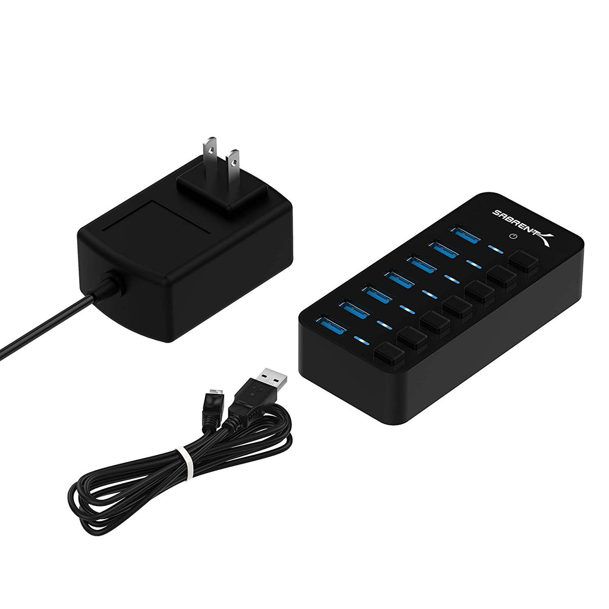 USB 3.0 Hub With Power Switches