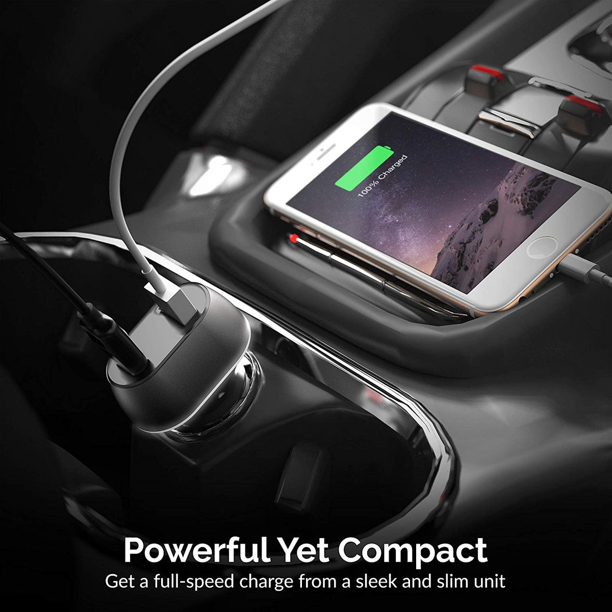 2-Port USB Quick Charge 3.0 PD Car Charger