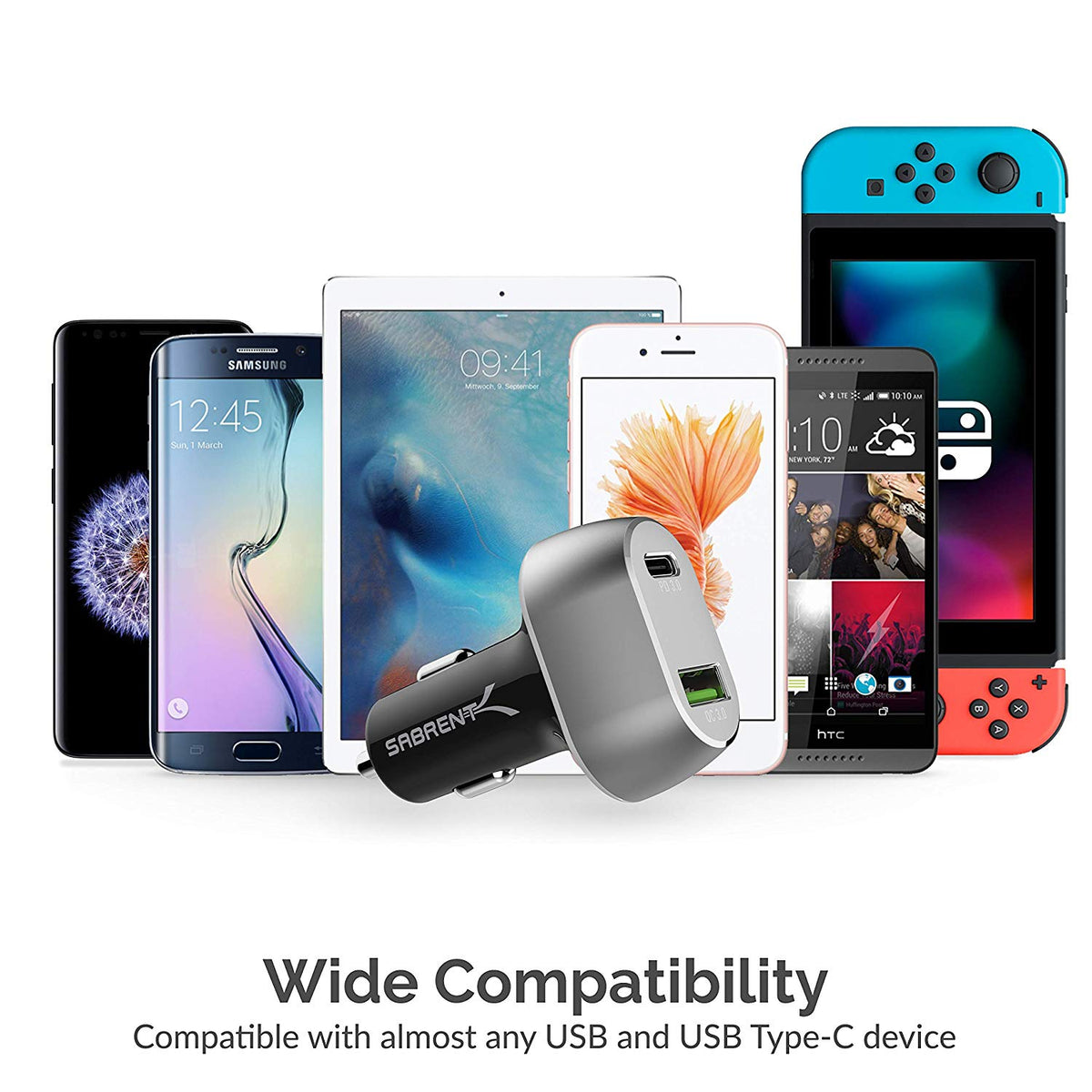 2-Port USB Quick Charge 3.0 PD Car Charger
