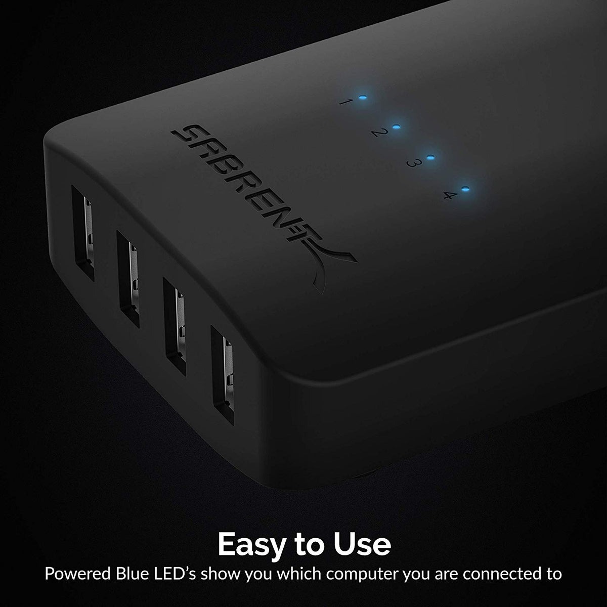 4-Way USB 2.0 Sharing Switch