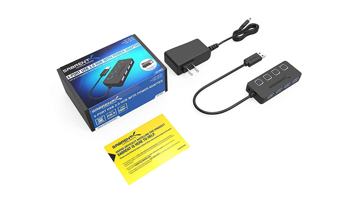 4-Port USB 3.0 Hub