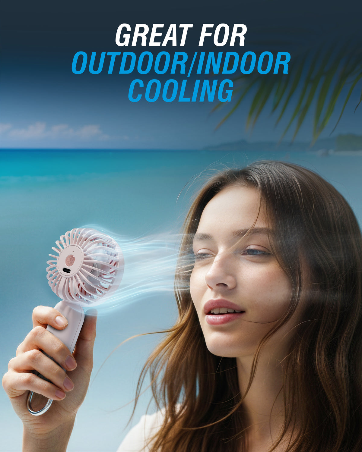 ChillyPop Mini Portable Fan with Hanger