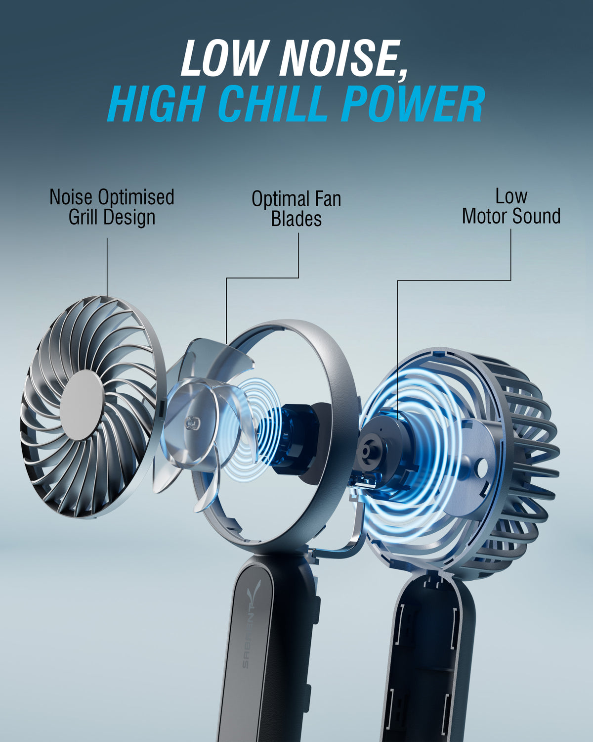 ChillyPop Mini Portable Fan with Hanger