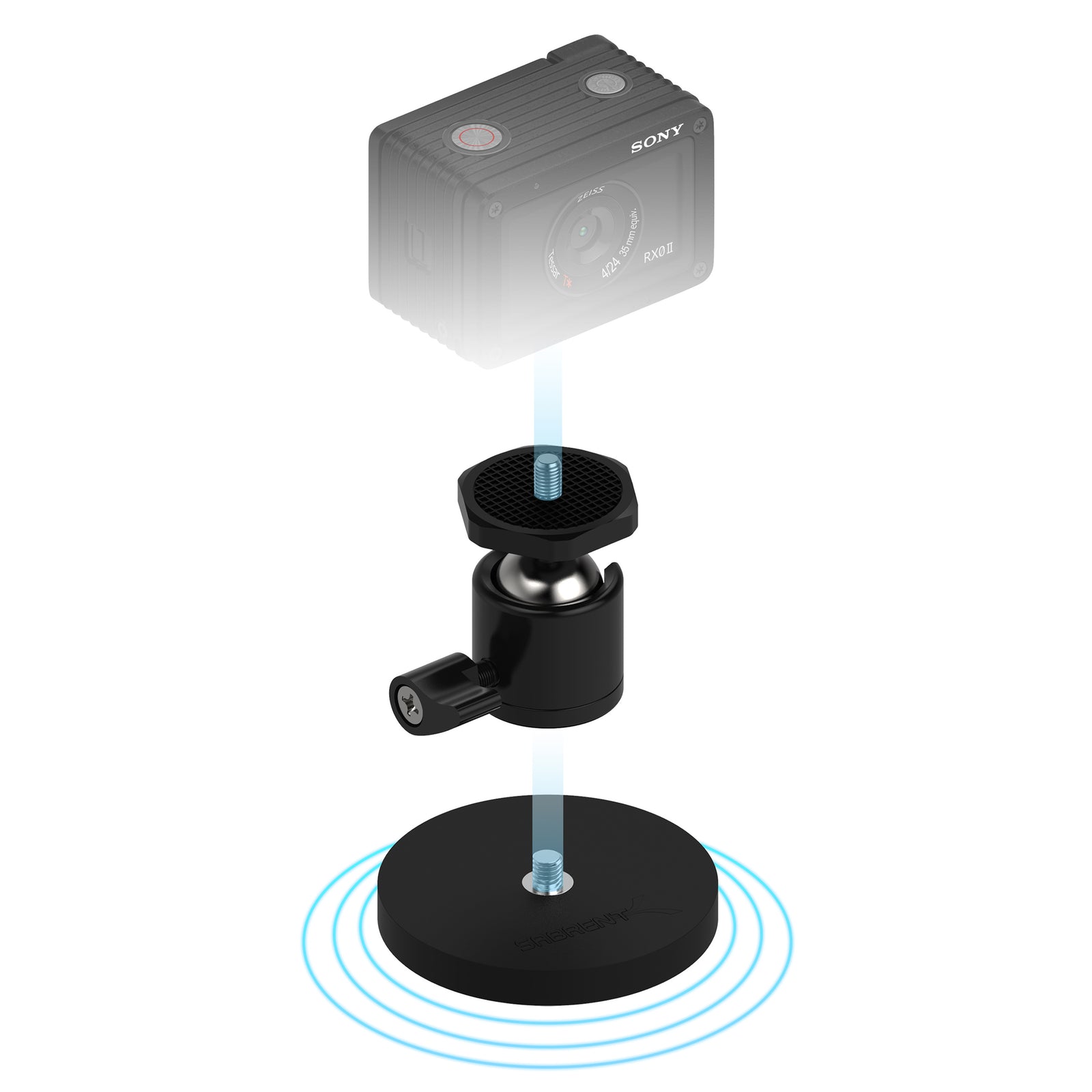 Rubber-Coated Magnetic Mount