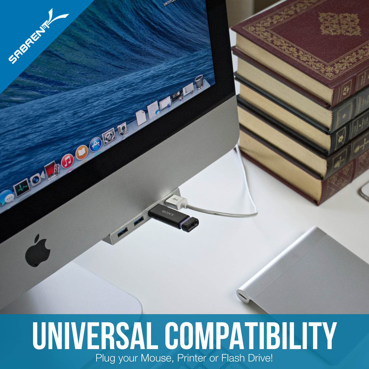 4-Port USB 3.0 Hub For iMac