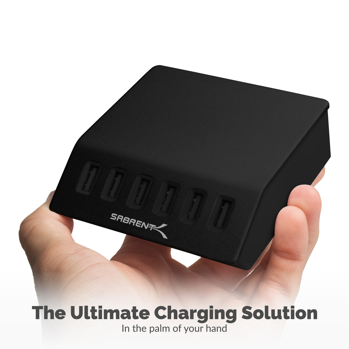 60 Watt (12 Amp) 6-Port USB Rapid Charger