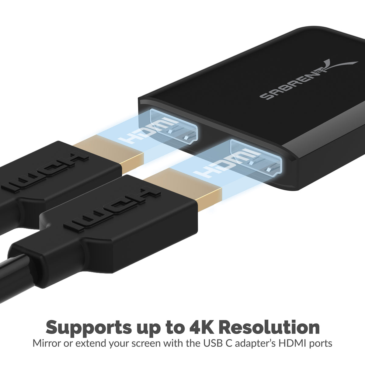 USB Type-C Dual HDMI Adapter