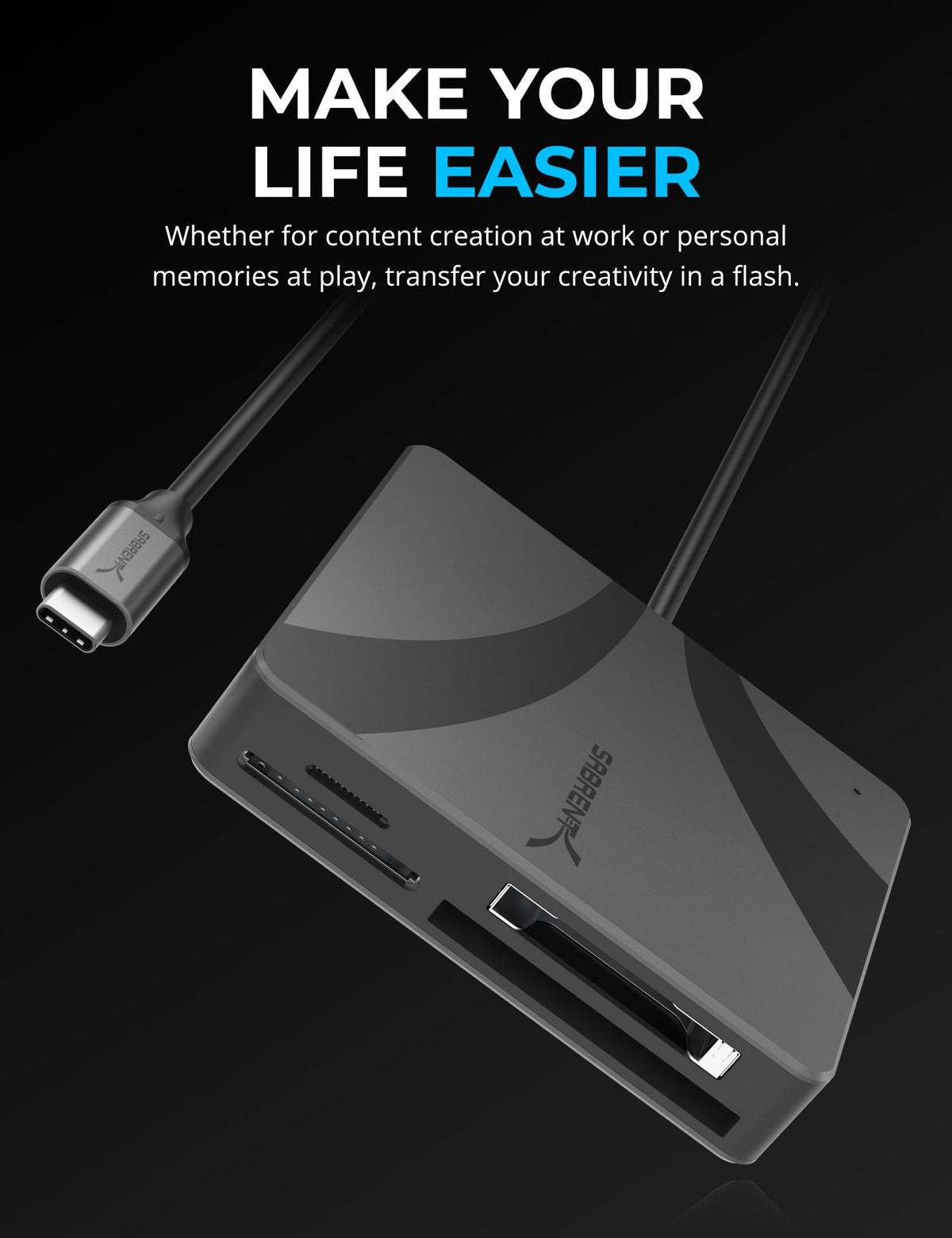 USB-C Multi-Card Reader