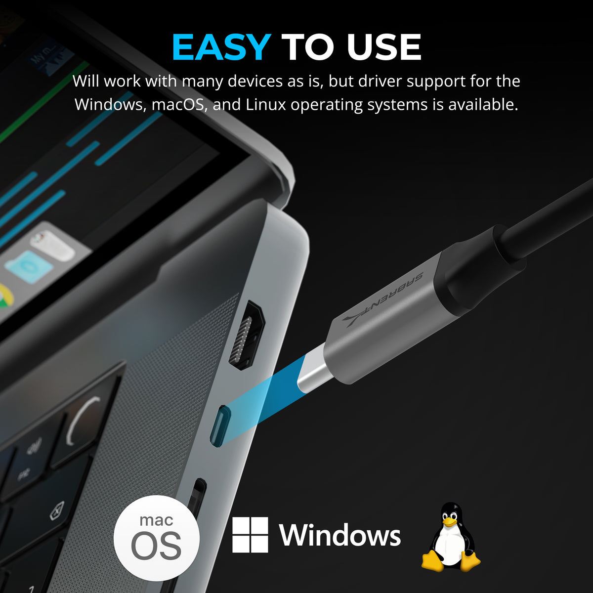 USB Type-C to 5G Ethernet Adapter