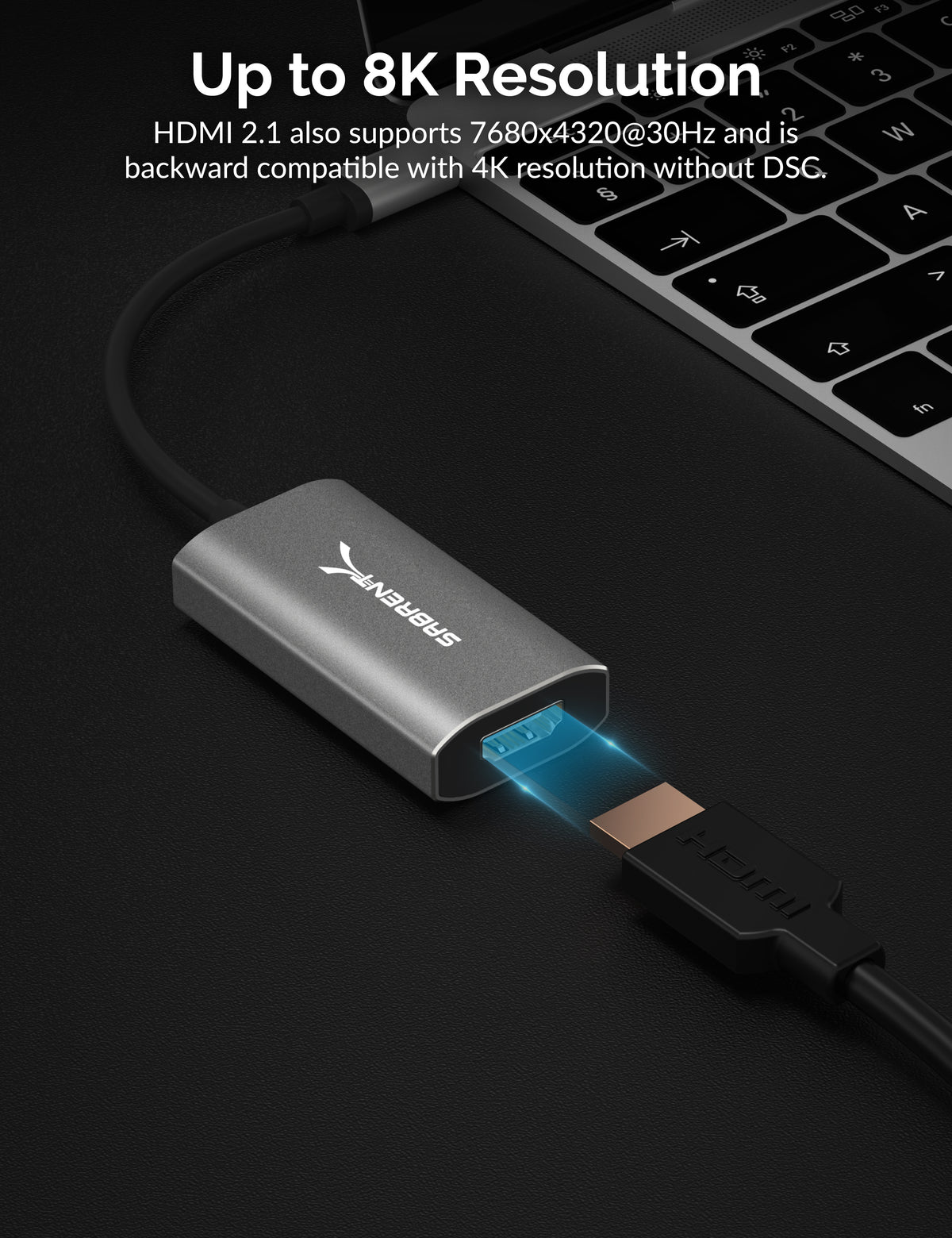 USB Type-C to HDMI 2.1 Adapter