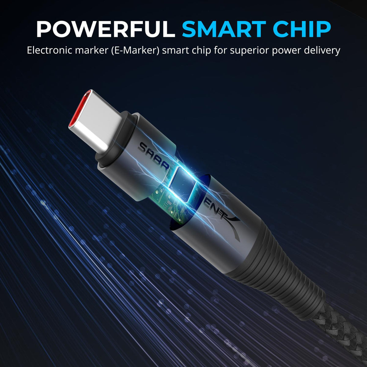 USB-C to Lightning Cable with Smart Display