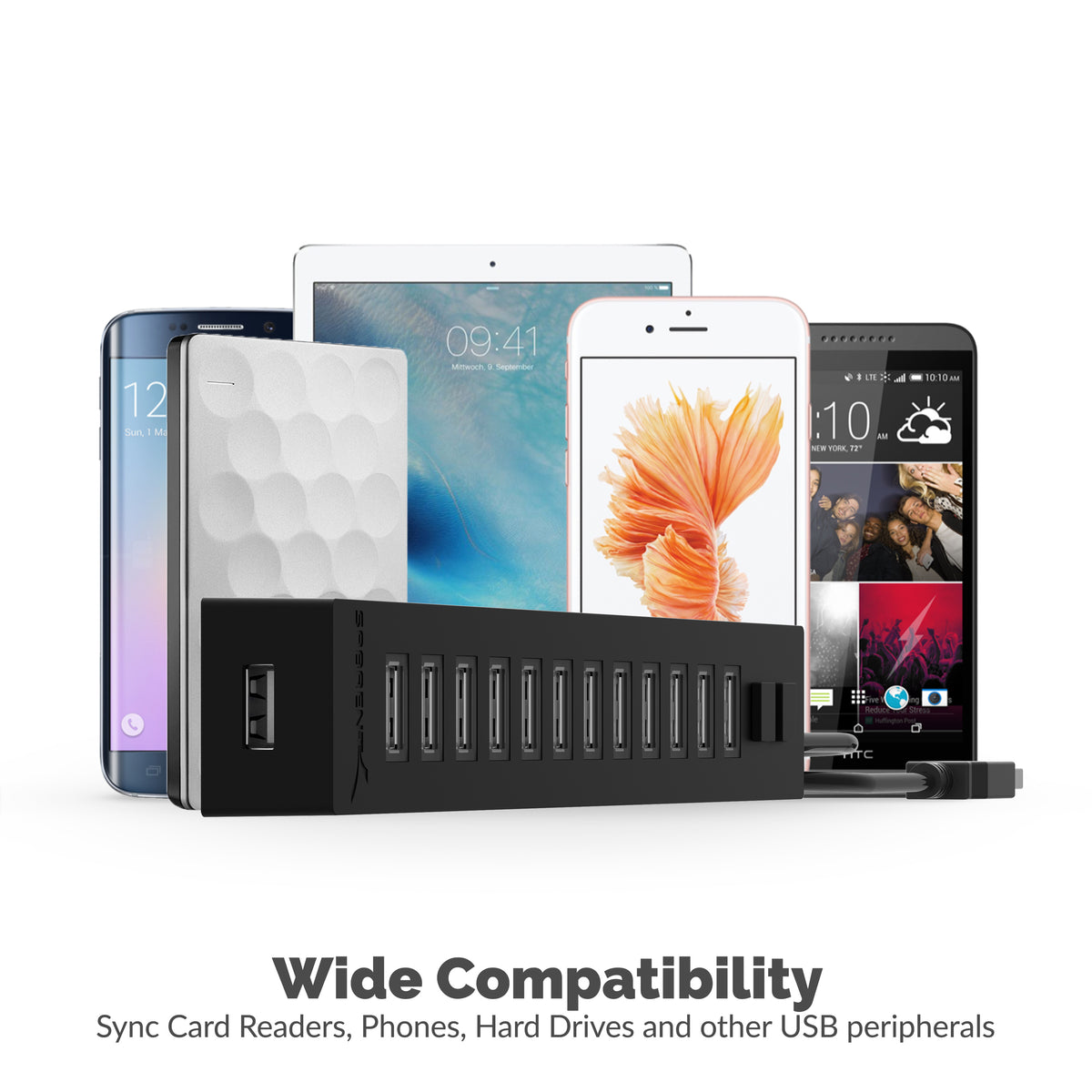 13-Port USB 2.0 Hub