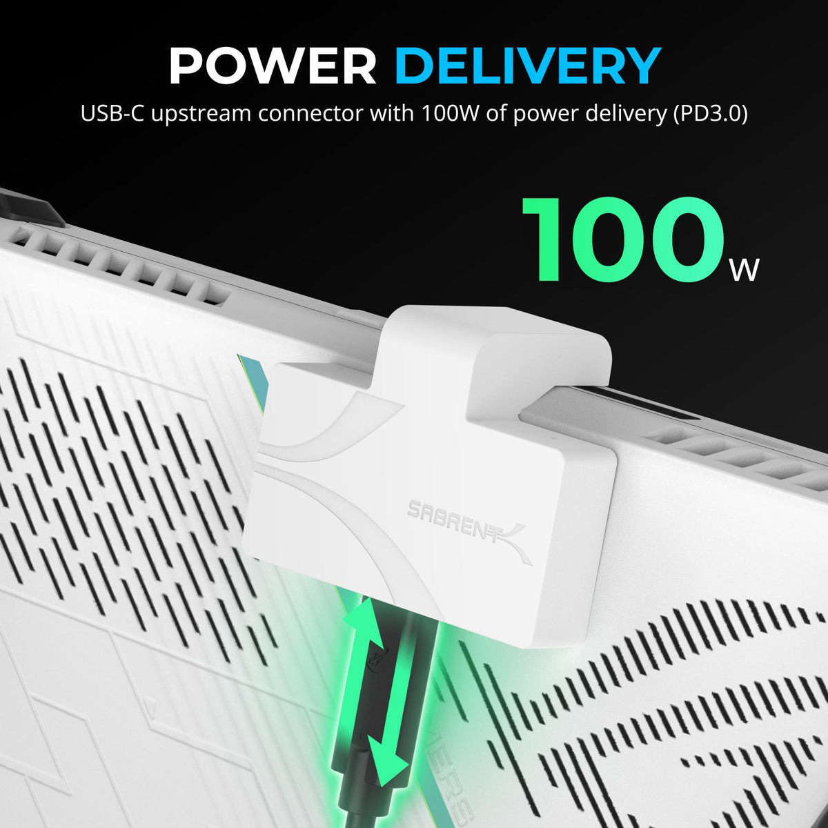 USB Type-C 3-Port Gaming Hub for ASUS ROG Ally