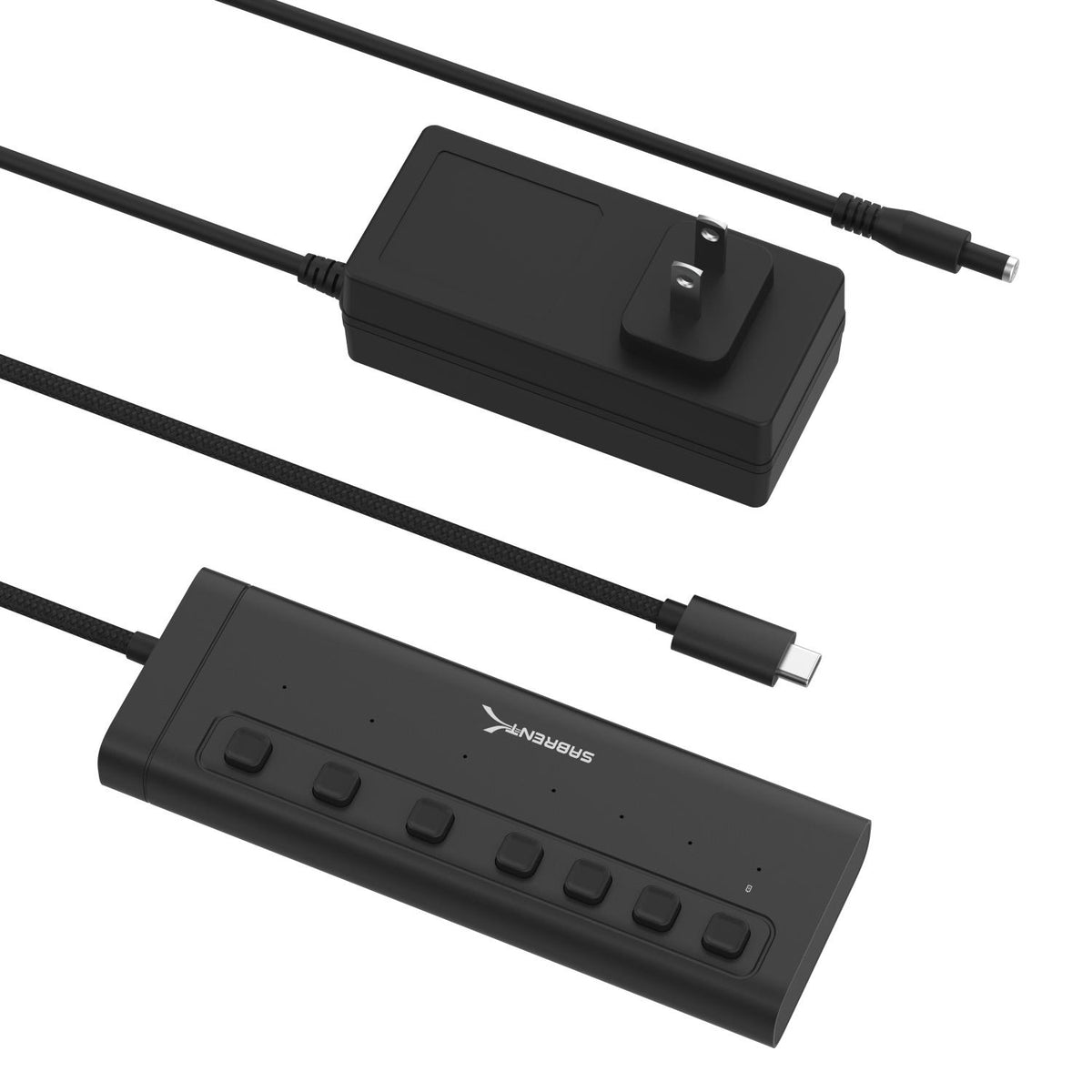 USB C Hub 7-Port 48W Powered Hub